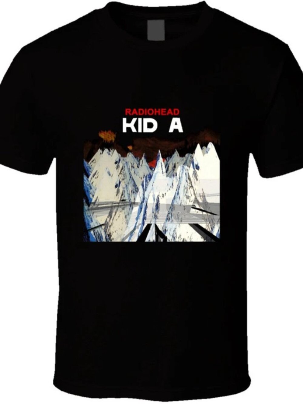 Kid A Radiohead Band Rock Cover T Shirt